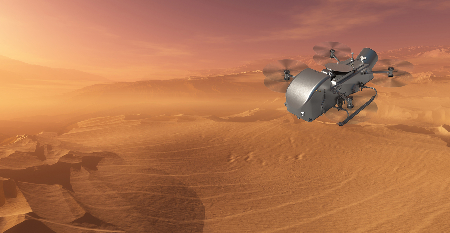 NASA avanza con la integración de Dragonfly, el dron nuclear que explorará Titán, la luna más grande de Saturno.