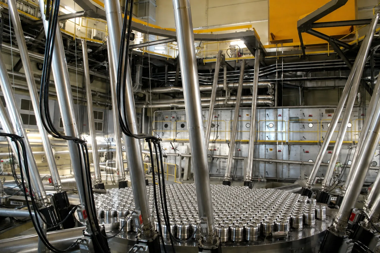 Núcleo de la Central Nuclear Atucha I, el primer reactor nuclear de potencia de Argentina y América Latina.