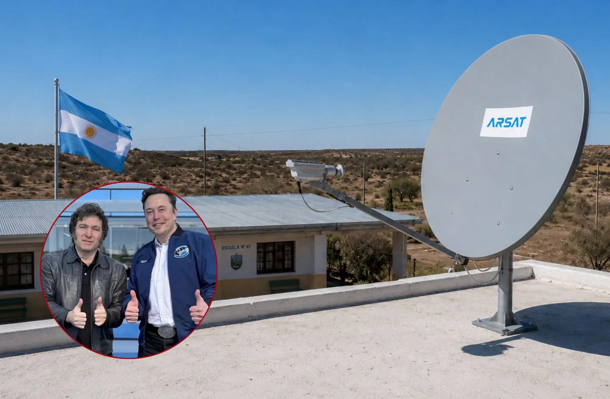 El Gobierno Nacional invertirá US$ 22 millones para conectar escuelas rurales con Starlink mientras los satélites ARSAT siguen operativos.
