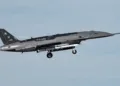 El YFQ-44A, desarrollado por Anduril para la Fuerza Aérea de Estados Unidos, es un avión de combate semiautónomo de tipo CCA.