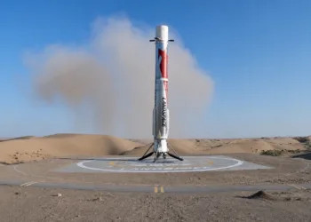 China logró recuperar por primera vez el Zhuque-3 de la empresa privada LandSpace, durante su segunda misión Y2. Crédito: LandSpace.