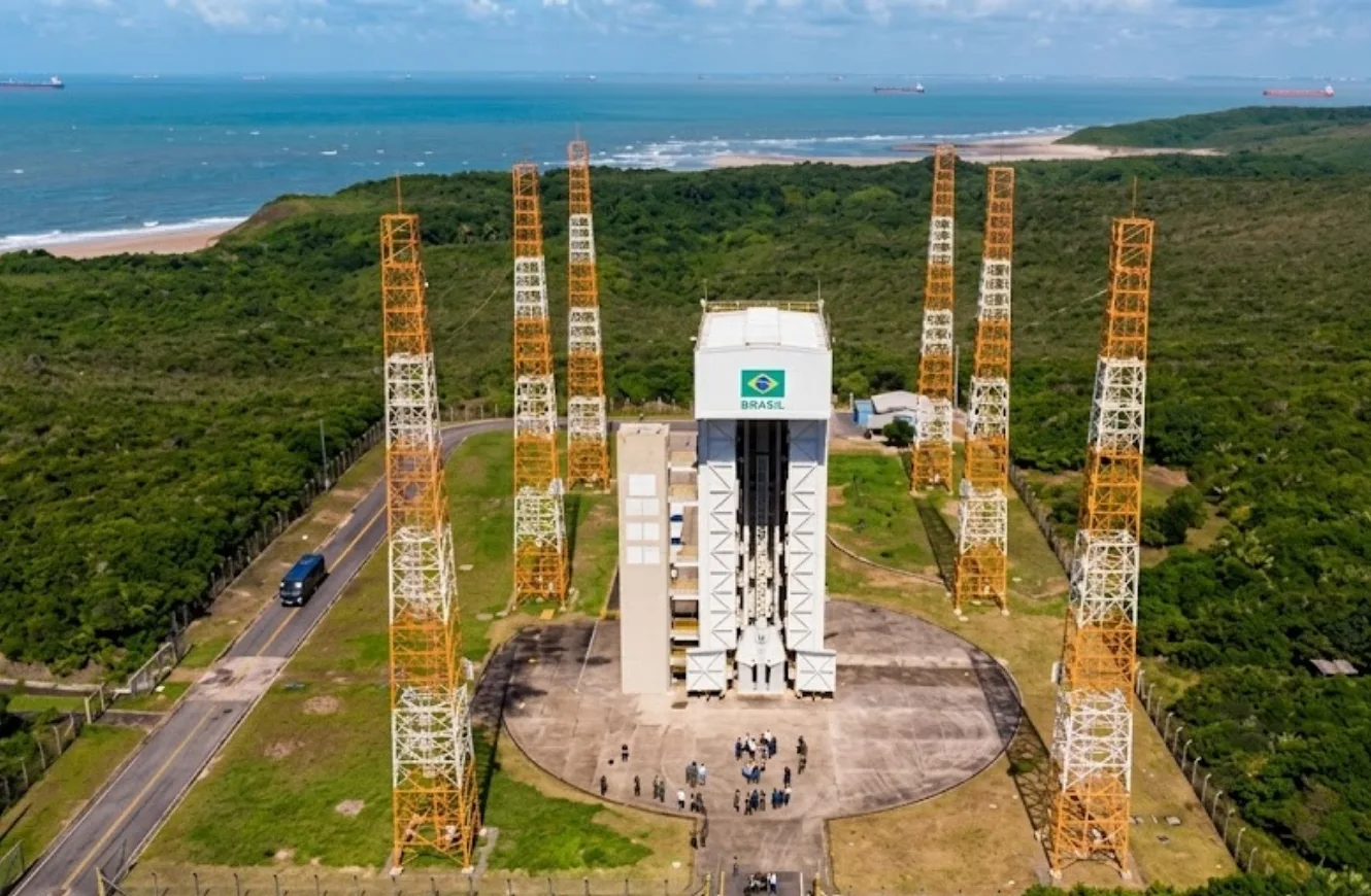 Imagen del Centro de Lançamento de Alcântara (CLA), ubicado en el estado de Maranhão, Brasil