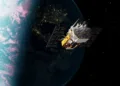 El Observatorio Swift Neil Gehrels de la NASA es un satélite que estudia las explosiones de rayos gamma, las explosiones más potentes del universo, y otros objetos y eventos cósmicos.