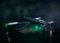El dron de ataque de medio alcance de SkyFall puede lanzar una ojiva de 40 a 50 kg a una distancia de hasta 600 km. Crédito : Skyfall.