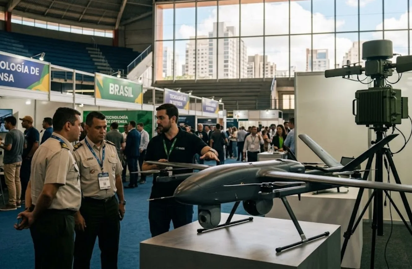 Los drones y sus tecnologías asociadas, incluidas las desarrolladas para actuar contra los denominados bad drones —aparatos hostiles o no autorizados—, han tenido un papel destacado en la COP Internacional 2026, feria de seguridad pública celebrada en el recinto São Paulo Expo, en São Paulo (Brasil).