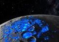 NASA e IBM desarrollaron un modelo de inteligencia artificial (IA) entrenado con datos obtenidos por distintas misiones lunares para identificar cráteres, estudiar formaciones volcánicas y estimar regiones con potencial presencia de hielo. Crédito: NASA.