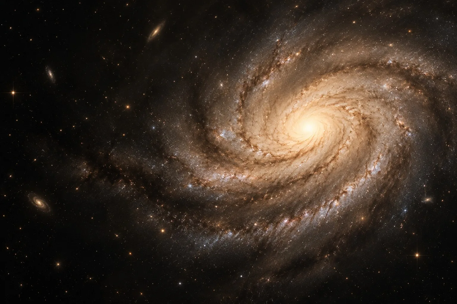 Aunque el espacio parece negro, astrónomos calcularon su color verdadero: se llama “Cosmic Latte”.
