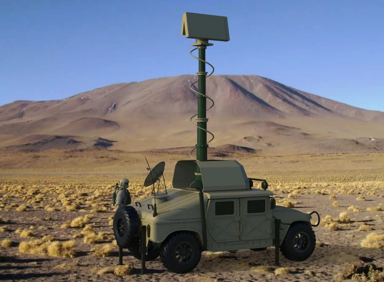 El RMF-200V táctico de INVAP es un radar de defensa aérea de corto alcance 3D de multi-misión y multifunción, con un alcance de hasta 200 km y más de 70 grados de cobertura de elevación.