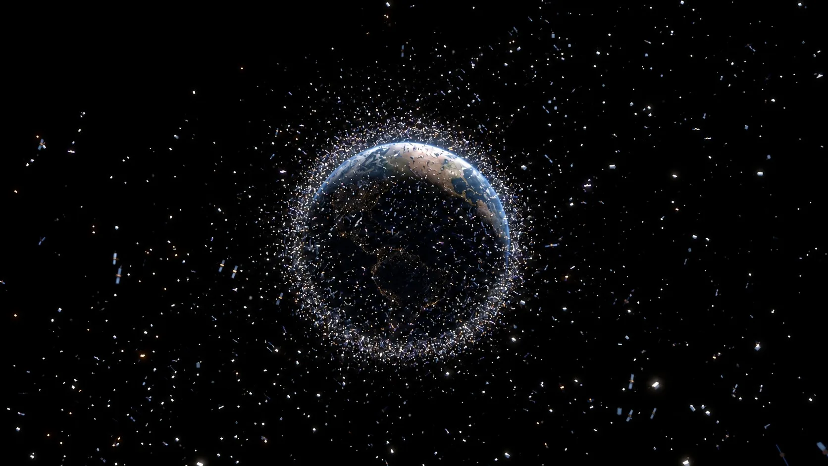 Según los datos de Agencia Espacial Europea, se calcula que existen unos 130 millones de objetos de basura espacial alrededor de la Tierra.