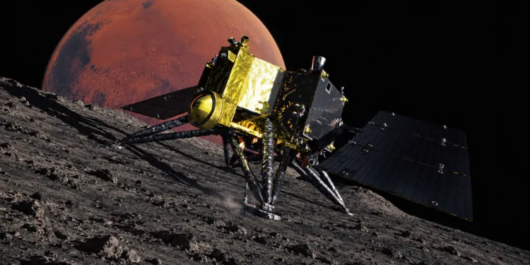 Japón lanzará hoy la sonda MMX para recoger y traer a la Tierra muestras de Fobos, la luna de Marte.