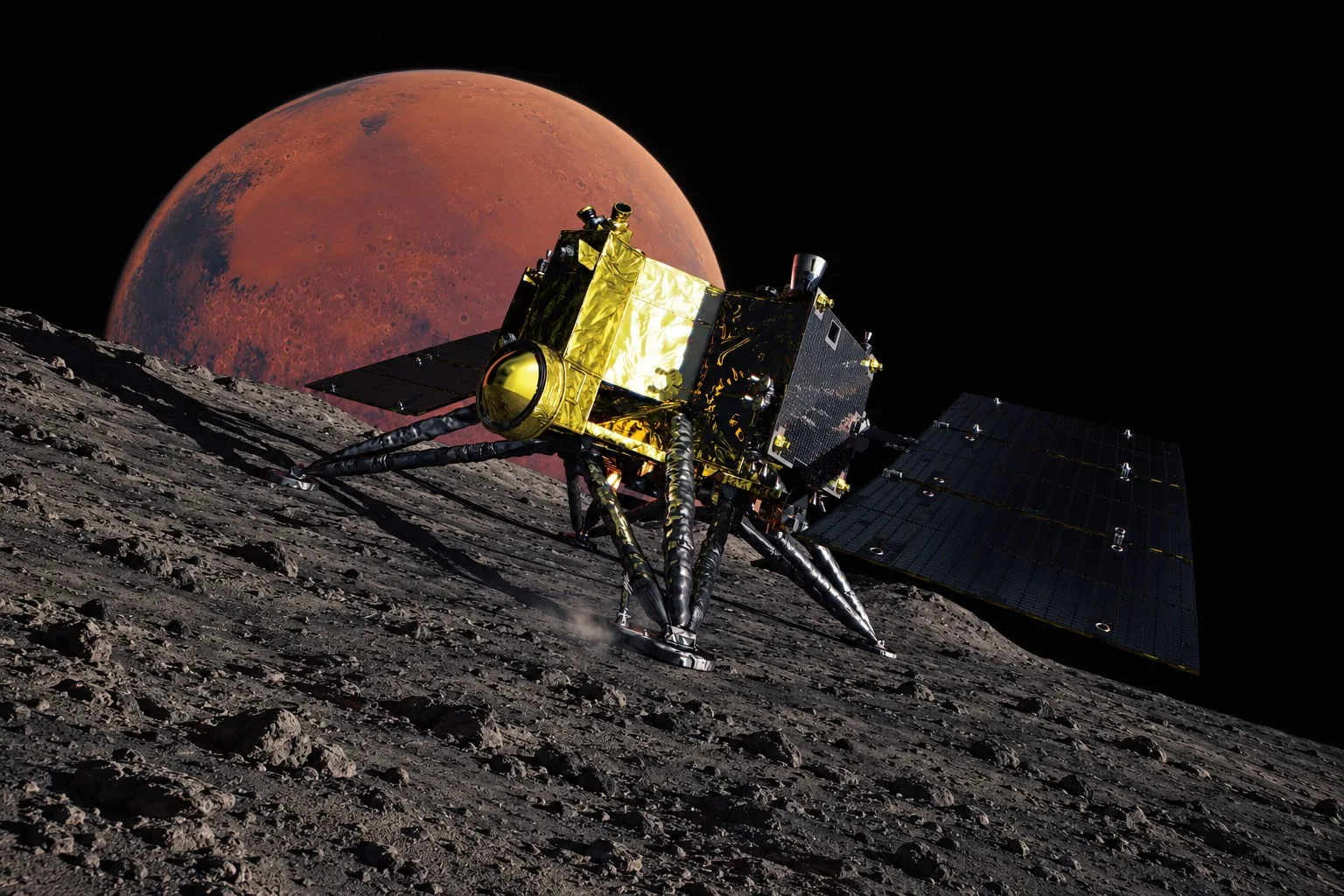Japón lanzará hoy la sonda MMX para recoger y traer a la Tierra muestras de Fobos, la luna de Marte.