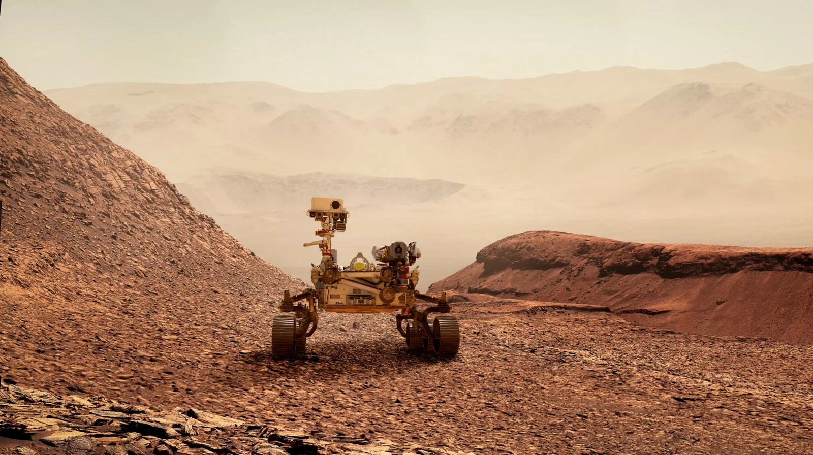 El rover Perseverance de la NASA estableció un nuevo récord de distancia recorrida sobre la superficie de otro mundo.