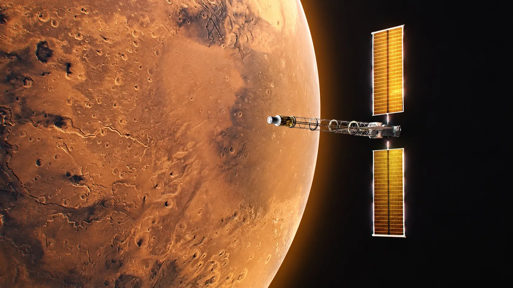 La firma Sierra Lobo suministrará el sistema de conversión eléctrica de la SR-1 Freedom, cuyo lanzamiento está previsto para 2028. Crédito: NASA.