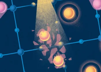 Un experimento observó cómo dos estados electrónicos compiten dentro de un material capaz de conducir electricidad sin resistencia. Crédito: Flatiron Institute.
