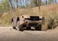 Thales Australia y 3ME Technology presentaron BladeHAUL, un vehículo militar autónomo diseñado para transportar hasta 10.000 kg de carga. Crédito: Thales.