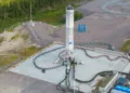 Europa completó una nueva prueba del cohete reutilizable Themis con carga de nitrógeno a -200 °C y prepara su primer vuelo con aterrizaje vertical. Crédito: ArianeGroup.