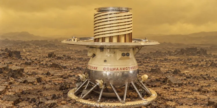 Las primeras imágenes desde la superficie de Venus las tomó la URSS: hace 51 años, Venera 9 fotografiaba el planeta a 470 °C y a 90 veces la presión terrestre.