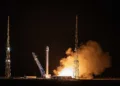 Cohete Zhuque-2E de China lleva 10 satélites al espacio. /VCG